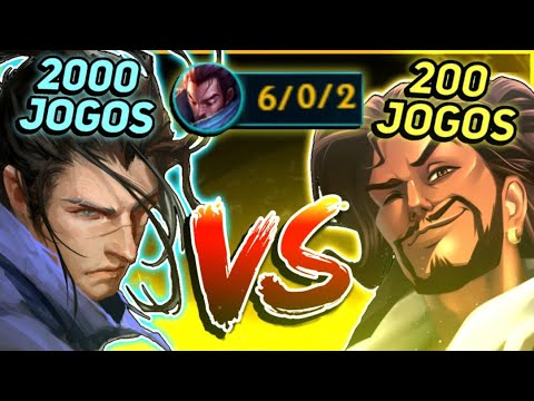QUANDO UM MONO YASUO DE 2.6Milhões SE DEPARA COM UM MONO AKSHAN DE 200 JOGOS (ranked)