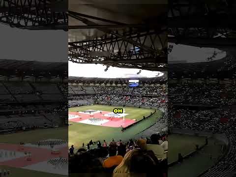 Современный азбука Морзе на стадионе#explore