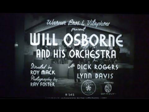 Will Osborne & His Orchestra | 1939 Vitaphone short segment (HD)
