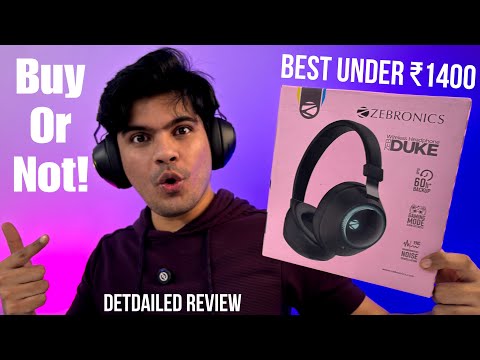 Thumbnail for Zebronics Zeb DUKE Bluetooth Headphone Detailed Review | Best Bluetooth Headphone Under 1500