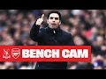 BENCH CAM | Crystal Palace 1-1 Arsenal | Premier League