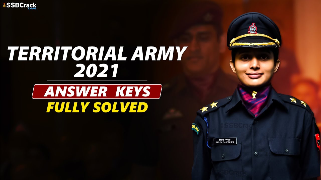 Watch video Territorial Army 2021 Answer Key | Fully Solved Question Paper | Expected Cut Off | 26 Sep 2021 Now Territorial Army 2021 Answer Key | Fully Solved Question Paper | Expected Cut Off | 26 Sep 2021