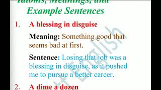 100 Advance IDIOMS