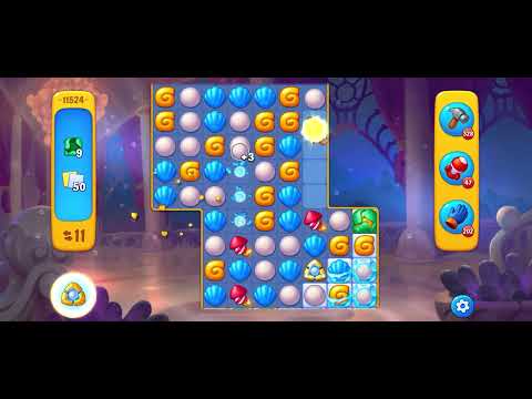 Fishdom level 11524 no boosters フィッシュダム ノーマル