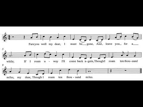 Alto Solo - The Turtle Dove   Practice Track