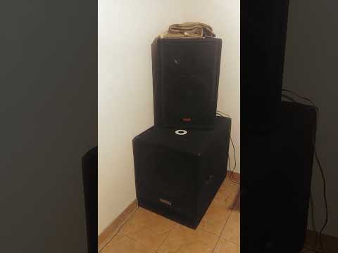 Yamaha sw 118 & wharfedale pro 15... Gigi D'Agostino