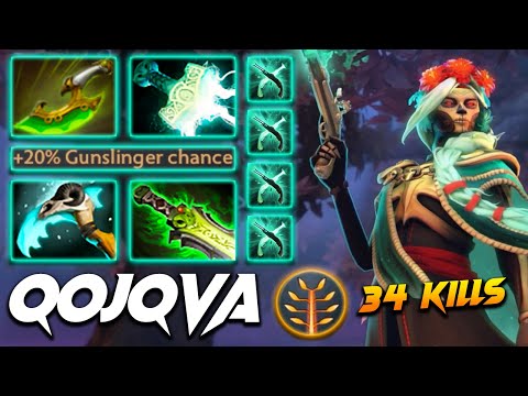 Qojqva Muerta 34 KILLS - NEW HERO - Dota 2 Pro Gameplay [Watch & Learn]