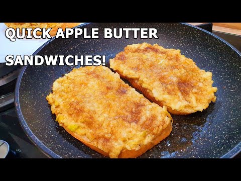 Quick 5-Minute Breakfast 🍎 Apple and Butter Sandwiches | Easy, Healthy, and Delicious Morning Recipe