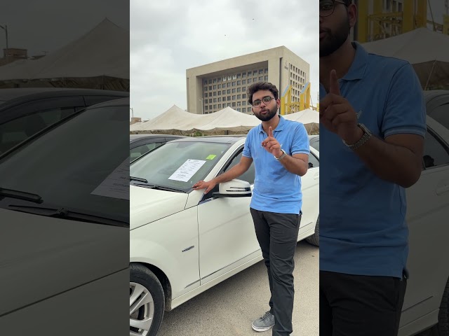 Mercedes C Class 204 is on display at Karachi Car Mela!