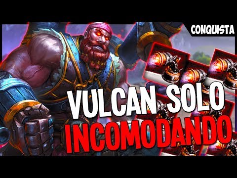 VULCAN SOLO | RANKED CONQUISTA | SMITE BRASIL