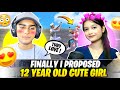 Finally I Proposed 10 Years Old Cute Girl Youtuber 💞😂 - But I Scammed Her 🤣🔥 - Free Fire Max