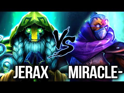 Miracle- Anti-Mage God vs JerAx Earth Spirit God - Dota 2 Battle