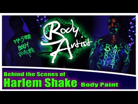 Body Artist - Behind the Scenes of Harlem Shake Body Paint