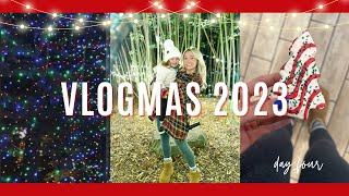 VLOGMAS 2023 day 4! Cincinnati Zoo Festival of Lights, first time meeting Santa!