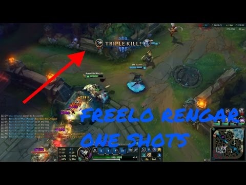 Season 6 Crit Rengar One Shot Destruction Minitage - Press R to Win