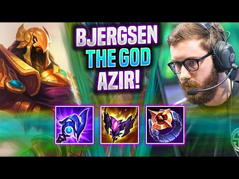 BJERGSEN IS A GOD WITH AZIR! - TL Bjergsen Plays Azir Mid vs Tristana! | Season 2022