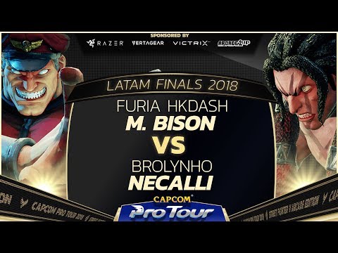 Furia HKDash (M. Bison) vs Brolynho  (Necalli) - Versus Fighting Cup 2018 - CPT 2018