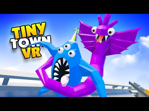 Deadliest Monster SILENT STEVE Catches NABNAB in Tiny Town!