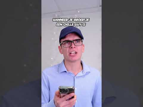 Teun is gewoon een chille gozer…😎