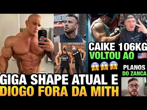 GIGA MOSTRA SHAPE ATUAL - CAIKE ENORME E DE VOLTA AO EUA - DIOGO FORA DA MITH - ZANCA REVELA PLANOS