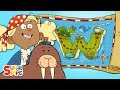 Alphabet Cartoon A Whimsical Adventure On W Island With The ABC Pirates