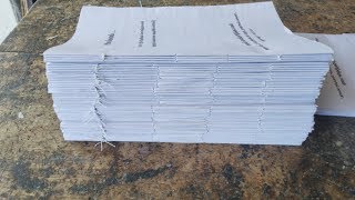 Section Stitching Binding | Book Binding | section binding | stitching binding