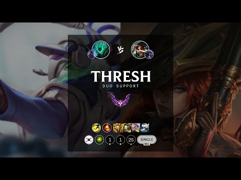 Thresh Support vs Miss Fortune - KR Master Patch 12.15