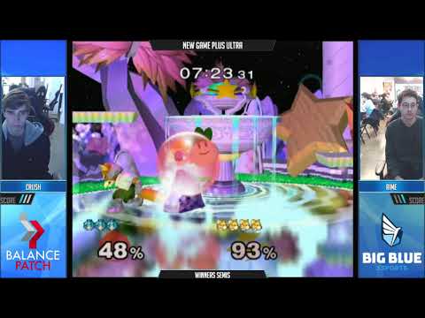 NGPU 15 SSBM - Crush (Fox) vs. rime (Peach) - Melee WSF