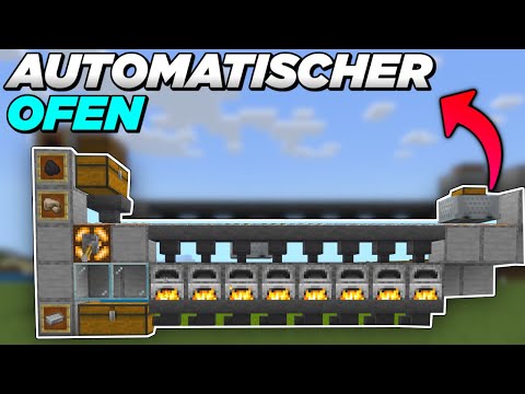 Automatischer Ofen Minecraft Bedrock 1.21 Deutsch