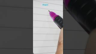 Print C & Cursive C | Easy & Beautiful Handwriting Practice ✍️# #brushcalligraphy #lettering #viral