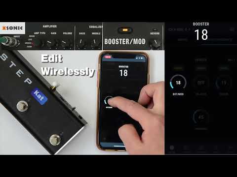 KATANA MkII & I Footswitch - AIRSTEP Kat Edition - Control KATANA 100 MkI Demo