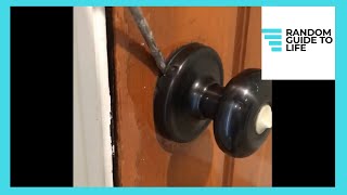 How to Take Off a Lock With No Visible Screws