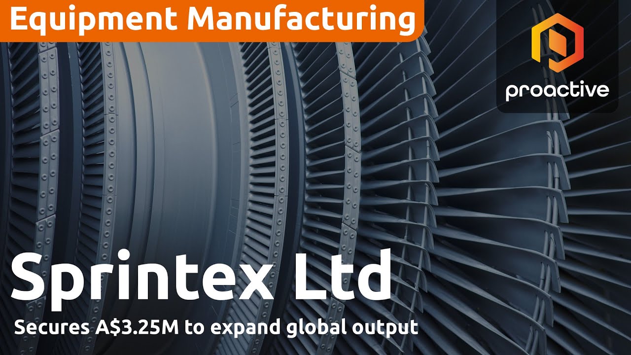 Sprintex secures A$3.25m to expand global output; reduce debt