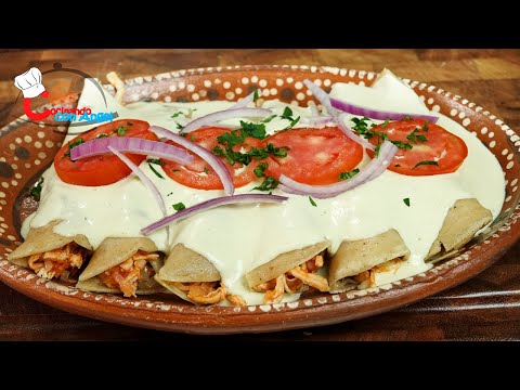 Las Unicas ENCHILADAS BLANCAS Muy Ricas