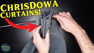 I Paid Hardly Anything for the ChrisDowa Grommet Blackout Curtains...are they any good