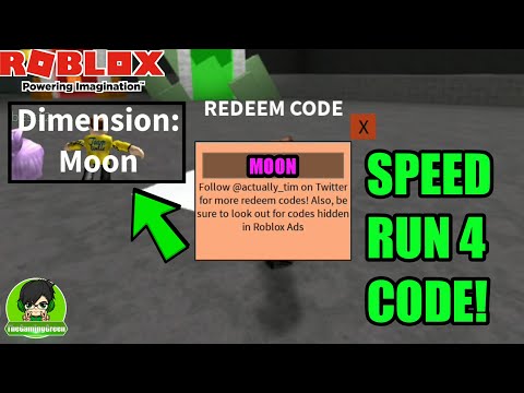Codici Roblox Speed Run 4 Billon - completo la dimension lunar de speed run 4 de roblox