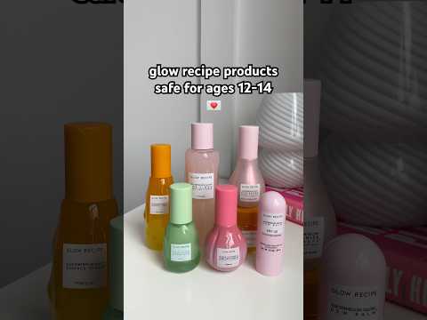 Glow recipe products for tweens #skincare #glowrecipe #sephorahaul #skincareroutine #beauty #makeup