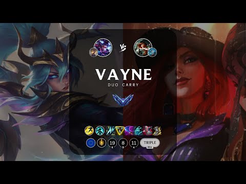 Vayne ADC vs Miss Fortune - EUW Diamond Patch 13.14