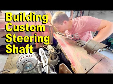 Building Custom Steering Shaft | U-Joints And Steel Shafts | The Dodgeball