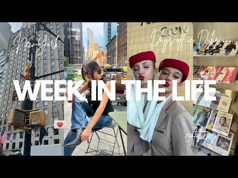 NEW YORK, ATHENS and days off in Dubai Vlog as Emirates Cabin Crew…