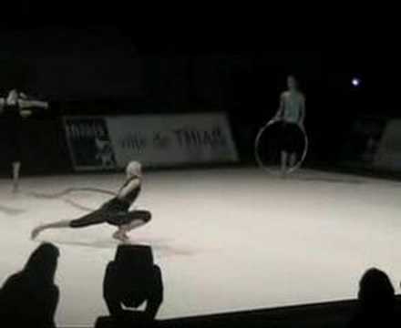 Florine Dally, hoop training, Thiais 2008