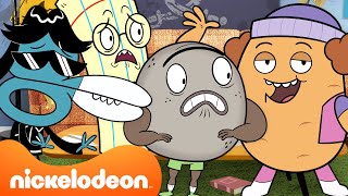 Rock Paper Scissors Greet The Strangest House Guests For 60 Minutes! 🥔 | Nicktoons