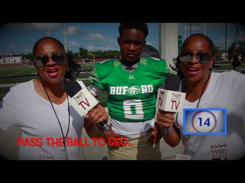 TwinSportsTV: QB38 Jaden 'JD' Callaway #0 (8th Grade Buford Wolves vs. Archer Tigers)