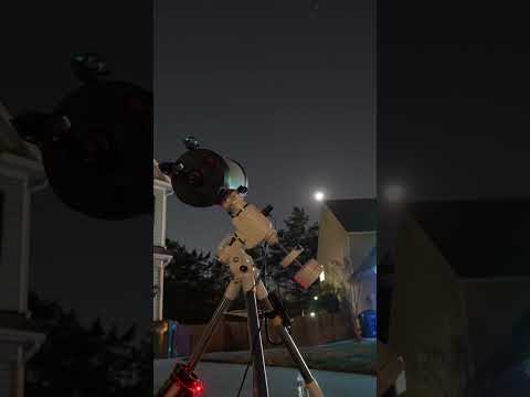 Hello Moon 🌓🔭👀 #moon #spacetelescope #telescope #astrophotography