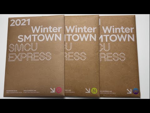♡Unboxing 2021 Winter SMTOWN SMCU Express 2021 윈터 에스엠타운 : SMCU 익스프레스 (3 Types)♡