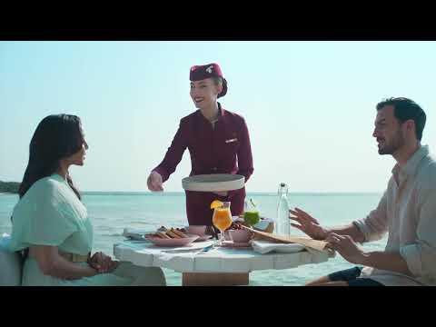 KC | Postcards from Qatar | QATAR AIRWAYS In-Flight Safety video 2023