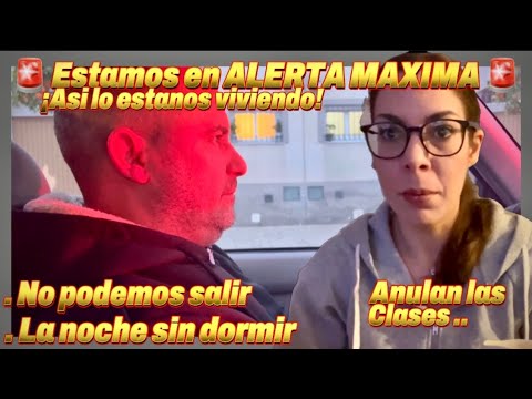 🚨On high alert + We can't go out + This is how we're experiencing it‼️+ Classes canceled + No sleep❕