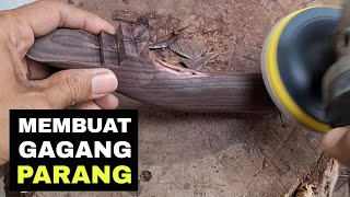Download lagu quick way to make a simple machete handle using rosewood. mp3