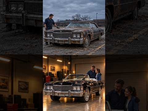 They Laughed at Grandpa's Rusty 1976 Cadillac Eldorado — Dad's ASMR Restoration for His Daughter ❤️