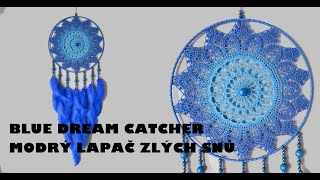 Lapač zlých snů - Stínový strážce modrý 30 x 90 cm